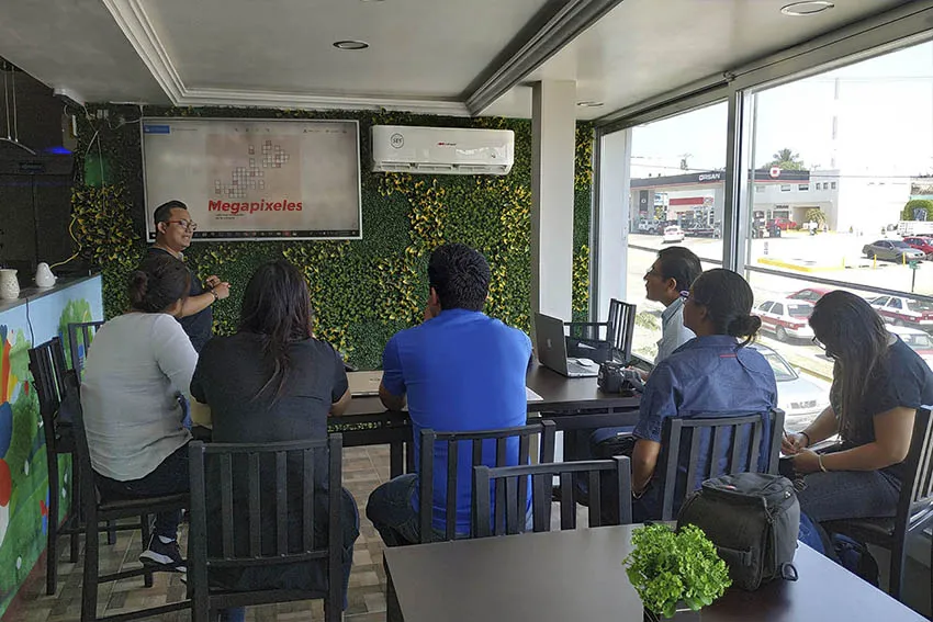 Terraza de Ambiente Coworking